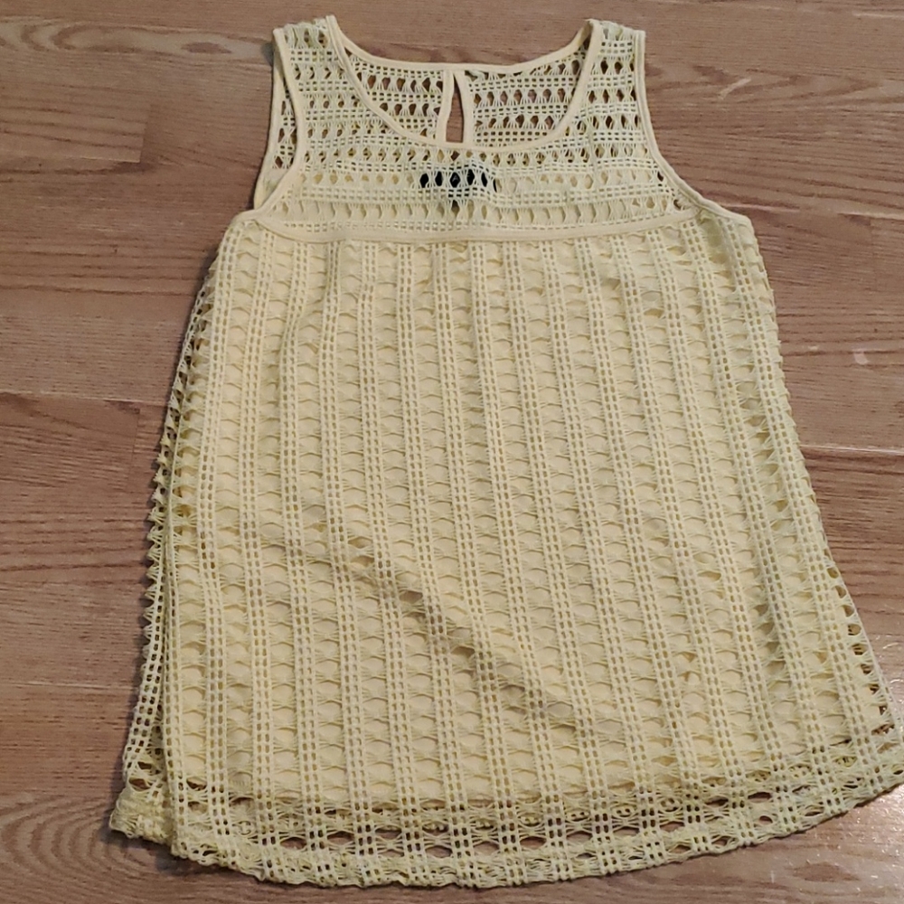 Naïf lace sleeveless blouse small